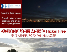 AE/PR/FCPX插件 Flicker Free 视频延时闪烁闪屏去闪 支持Win/Mac